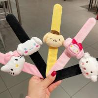 ราคา เด็กสาว Hello Kitty Sanrio Slap สร้อยข้อมือ Plush สายรัดข้อมือสร้อยข้อมือของเล่นของขวัญวันเกิดน่ารักการ์ตูน Kuromi (21054115690)