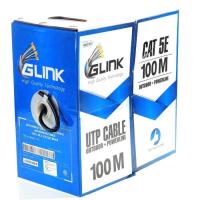 ราคา สายแลน CAT5e UTP Cable 100m Box GLINK Outdoor GL5002 สายแลนนอกอาคาร สีดำ (1393074934)