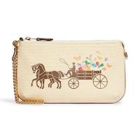 ราคา Coach outlet ของเเท้ กระเป๋าสตางค์คล้องมือ COACH NOLITA 19 (19782934499)