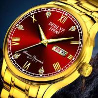 ราคา นาฬิกา Swiss Gold ของแท้ นาฬิกากลไกอัตโนมัติ นาฬิกา Luminous Date กันน้ําธุรกิจบรรยากาศ นาฬิกาผู้ชาย (20016893189)