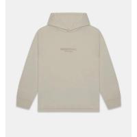 ราคา 2023 NEWHigh Street FEAR OF GOD ESSENTIALS Season 8 Double Line Flocking พิมพ์ลำลองแขนยาว Hooded Hemless เสื้อกันหนาว (19774652774)