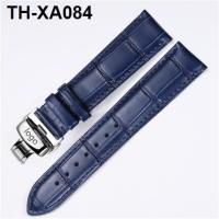 ราคา Crown Blue Lion Strap Leather GS Grand Seiko นาฬิกาหนังผู้ชายและผู้หญิงแบบเรียบหรูประดับหัวเข็มขัดผีเสื้อ 19 20มม (20146783764)
