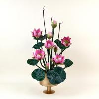 ราคา แจกันดอกบัวประดิษฐ์ ขนาดใหญ่ ดอกบัวบูชาพระ (20135722381)