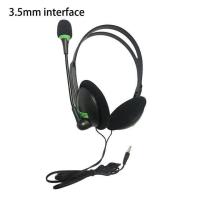 ราคา hot ↂ 3 5mm Wired Headphones Universal Business Call Center USB Headset With Microphone Noise Cancelling Earphone For Laptop Computer (20383923520)