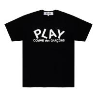 ราคา 2023 new พร้อมส่ง เสื้อยืดแขนสั้นสีดำ Play COMME des GARCONS (20231941854)