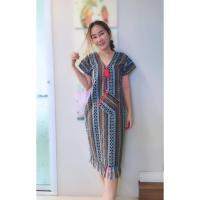 ราคา มีเก็บปลายทาง saleถูกท่ีสุด ผ้านากา ทรงกะเหรี่ยง ชุดชาวดอย ชุดแอ่วดอย ชุดกะเหรี่ยง ชุดผ้าทอ (16195002988)