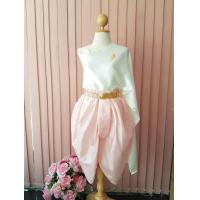 ราคา ชุดไทย ผ้าสไบผ้าซาตินอย่างดี และโจงกระเบน แถม เครื่องประดับ เข็มขัดทอง และเข็มกลัด แม่การะเกดสวยหรูมากค่ะออเจ้า (355526964)