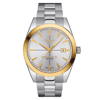 ราคา นาฬิกา TISSOT GENTLEMAN POWERMATIC 80 SILICIUM SOLID 18K GOLD BEZEL (20888775167)
