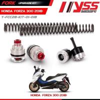 ราคา YSS FORK UPGRADE KIT ฟรี Fork Fluid เบอร์ 20 ขนาด 250ml สำหรับ HONDA ALL NEW FORZA 300 2018 FORZA 350 2020 (19322268434)