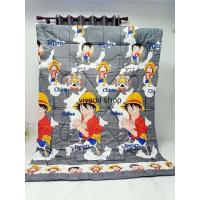 ราคา ผ้าห่ม ผ้านวม 6ฟุต 5ฟุตเกรดพรีเมียม ราคาส่ง ลายวันพีช (20829402972)