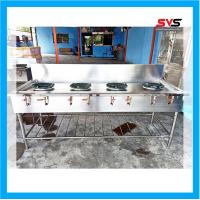 ราคา เตาไทย 4 หัว เตาฟู่ เตาสเเตนเลส เตาเเม่ค้า เตาเเก๊สKB5 ขนาด ก70xย195xส80 ซม สแตนเลสเกรด 304 (7768174083)