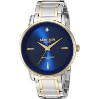 ราคา Armitron Mens Diamond Accented Bracelet Watch Silver Blue (16983730419)