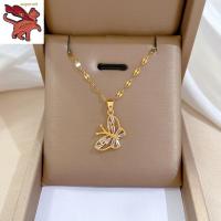 ราคา สร้อยทองเค 18k แท้สร้อยคอผู้หญิง สร้อยคอผีเสื้อเพชรเต็มรูปแบบหรูหราแฟชั่นเครื่องประดับกระดูกไหปลาร้าโซ่ เก็บเงินปลายทาง (19759658088)