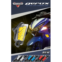 ราคา ไฟเลี้ยว หน้า แต่ง สำหรับ AEROX ทรงเหลี่ยม LEDสินค้าคุณภาพ ถูกสุด (5880602475)