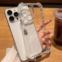 ราคา Tooach เคสโทรศัพท์กันกระแทกแบบแข็งใสสี่มุมหนาสำหรับ iPhone 15 14 Pro Max Plus 13 Pro Max 12 Pro Max 11 Pro Max XS XR X 8 7 Plus SE 2020เคสซิลิโคนธรรมดาเคสโทรศัพท์แบบใสกันตกผู้ขายชั้นนำหุ้ม (2064454894