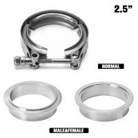 ราคา 2 2 5 3 3 5 4 สแตนเลสรถ V Band ชายหญิงท่อไอเสีย Vband Clamps V Band Clamp Kit V Band Muffler Muffler Clamp (20057252052)