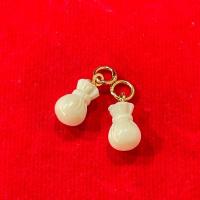 ราคา ถุงเงิน ถุงทอง งา ของแท้ จี้ จี้มงคล 2ขนาด (19127029995)