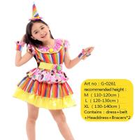 ราคา Halloween Naughty Funny Clown Costumes Christmas Boy Girl Joker Costume Cospaly Carnival Party Dress Up Clown Suit No Wig (19810593932)