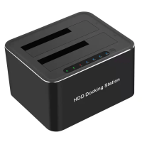 ราคา USB 3 0เพื่อ Dual SATA Hard Drive Dock Station สำหรับ2 5 3 5นิ้ว HDD SSD Clone (21170460495)