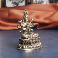 ราคา รูปปั้นทองเหลืองย้อนยุครูปปั้นพระรูปปั้นพระขนาดเล็ก Hiasan Atas Meja สำนักงานบ้าน (20300083859)