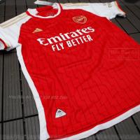 ราคา Football Suit Arsenal Club Soccer Suit 2023 24 Home Field Red Shirt White Pants Thai Standard Fabric Competition Shirt (19809868920)