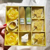 ราคา เซ็ทเทียนหอม เซ็ตธูปหอม เทียนหอม ของชำร่วย ของที่ระลึก คละแบบ Incense scented candle (14494220741)