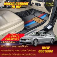 ราคา BMW 5 Series G30 530e 2017 รุ่นปัจจุบัน Sedan Full Set A 2 ชุดเต็มคันรวมถาดท้ายแบบA 2 พรมรถยนต์ G30 530e 2017 2018 2019 2020 2021 รุ่นปัจจุบัน พรม7D VIP Magic Carmat (19348791771)