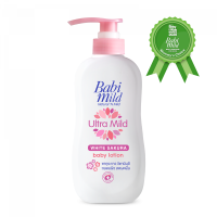 ราคา Babi Mild เบบี้มายด์ อัลตร้ามายด์ ไวท์ ซากุระ เบบี้ โลชั่น บำรุงผิว 400 มล (6718580176)