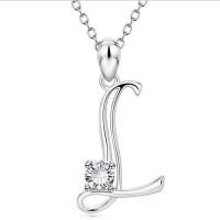 ราคา Frascati A Z เริ่มต้นตัวอักษรตัวอักษรจี้สร้อยคอ เงินแท้ 925 (1700008357)