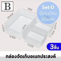 ราคา กล่องอเนกประสงค์ 3ชิ้น กล่อง ทรงเหลี่ยม 3 ชิ้น MJ Tray setD เครื่องสำอางค์ กล่องเก็บของ มูจิ muji uniqlo กล่อง จัดเก็บ (1392158515)