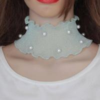 ราคา ปลอกคอดูดซับเหงื่อ ผ้าลูกไม้ตาข่าย ผ้าพันคอลูกไม้ ปกปิดรอยแผลเป็น ป้องกันแสงแดด สําหรับใช้กลางแจ้ง สวมใส่สบาย (18148181237)