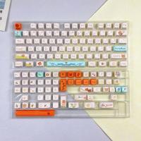ราคา MDA Profile Honey Bear Theme Keycap PB Thermal Sublimation 131 Keys ADAPTS Mechanical Keyboard Hand painted Cute Keycap (20732140932)