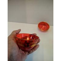 ราคา ถ้วยแดงลายมังกรขนาดปากกว้าง8ซม 9ซม (20809136679)