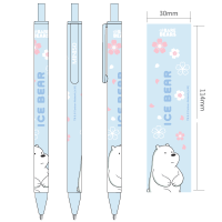 ราคา ปากาลาย webare bears จาก MINISO ปากกาลูกลื่น ลาย We Bare bears ขนาด0 38mm (16578143677)