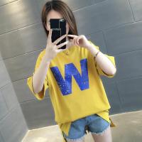 ราคา LH Monday เสื้อยืดสุดชิคสกรีนลายตัวอักษร W มี 6สีให้เลือก (4422524339)