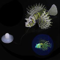 ราคา Yuanhesheng ตู้ปลาปลอมเรืองแสง Lionfish ซิลิโคนปลาเรืองแสงในที่มืดเครื่องประดับน้ำ (14109596815)