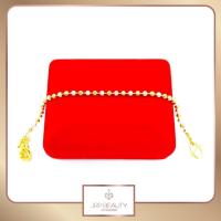 ราคา สร้อยข้อมือ สร้อยข้อมือสองกษัตริย์ ห้อยถุงทอง น้ำหนัก 2สลึง มีความยาวให้เลือก วัสดุชุบด้วยเศษทอง เน้นมาตรฐานความเหมือนของจริง (1385674391)