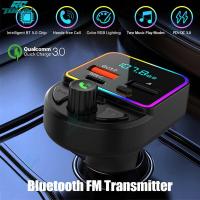 ราคา RCTOWN 2024 P12เครื่องส่งสัญญาณ FM ในรถชุดแฮนด์ฟรี Mp3เสียงเพลงตัวแปลงสเตอริโอพร้อม USB คู่ที่ชาร์จในรถชาร์จไฟ Type C (20759263189)