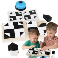 ราคา ปรศนาแทนแกรม ปรศนาแทนแกรม ปรศนาบลอกไม ปรศนาบลอกเรขาคณตสมอง Teaser ปรศนาไม Tangram Logic IQ ของเลนของขวญสำหรบชายหญง manner (21181459649)