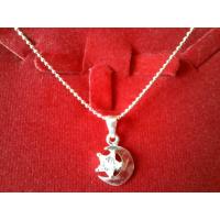 ราคา สร้อยคอเงินแท้ พร้อมจี้ดาวเดือน เสริมพลัง (7409689689)