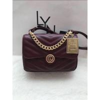 ราคา พร้อมส่งครบสี กระเป๋าสะพายข้าง LYN มาม่อนรุ่นใหม่โลโก้สีสายโซ่สีละมุน ป้ายเหล็ก (14731739097)