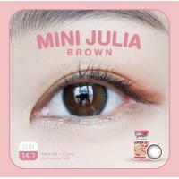 ราคา คอนแทคเลนส์ Mini Julia Gray Brown ยี่ห้อ Kitty kawaii ค่าสายตาปกติ 700 (19180098378)