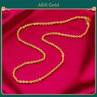 ราคา ASIX GOLD สร้อยคอทองคํา 24K สร้อยคอผู้หญิงสร้อยคอผู้ชาย สีไม่เปลี่ยนเป็นสีดํา ไม่ลอกออก (16705818793)