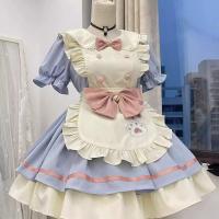 ราคา ชุดแม่บ้าน cos ชุดเดรสสำหรับผู้หญิงตัวใหญ่น่ารักชุดโลลิต้าชุดโลลิต้าชุดผู้หญิงคอสเพลย์ฮาโลวีน (21153684691)