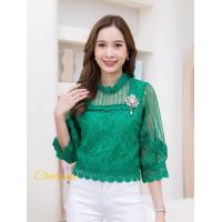 ราคา Forget me not เสื้อลูกไม้แฟชั่น งานสวย (21085023425)