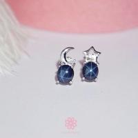 ราคา Rosenmarry ต่างหูพลอยทับทิมแท้ ตัวเรือนเงินแท้925 แหวนพลอยเสริมดวง ของขวัญ RE064 (15206818896)