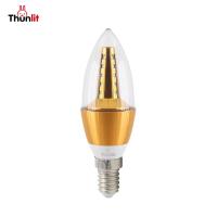 ราคา Thunlit หลอดไฟเทียน หลอดไฟ LED 220V E14 5W หลอดไฟ LED วอร์มไวท์ (19616265580)