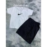 ราคา เซ็ทเสื้อครอปไนกี้ กางเกงขาสั้นคาโก้ (9662920220)