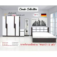 ราคา Raminthra Furniture ชุดห้องนอน DD5ฟุต รุ่น C 160 ขนาด1 60ม สีโอ๊ค ขาว Bedroom Set (425242164)