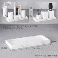 ราคา ถาดวางสบู่ห้องน้ำหินอ่อนของโรงแรมอุปกรณ์ในห้องน้ำแผงจอแสดงผลเครื่องประดับวงกลมสีขาว (19769897709)